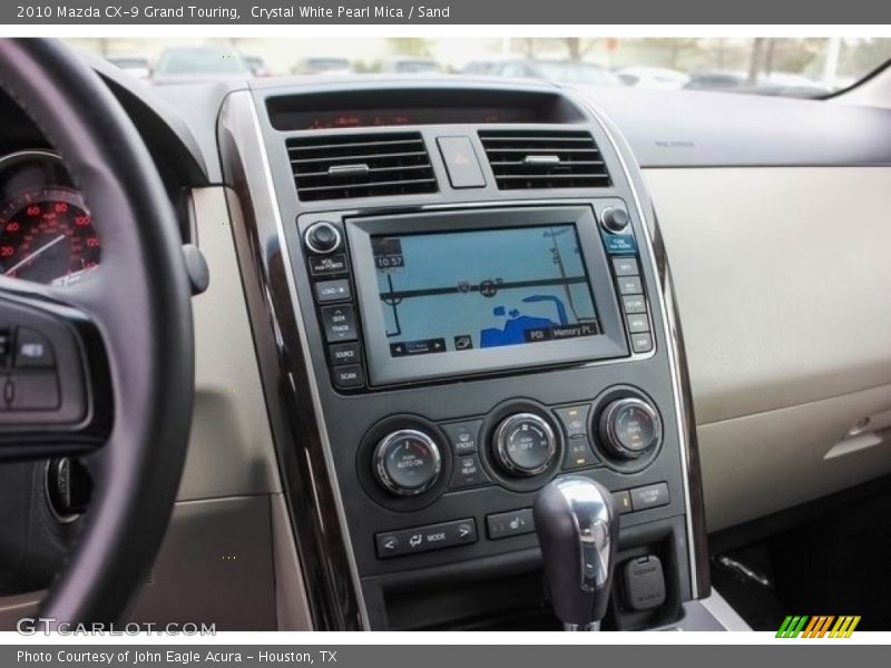 Crystal White Pearl Mica / Sand 2010 Mazda CX-9 Grand Touring