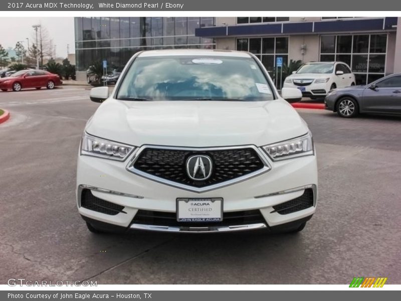 White Diamond Pearl / Ebony 2017 Acura MDX Technology