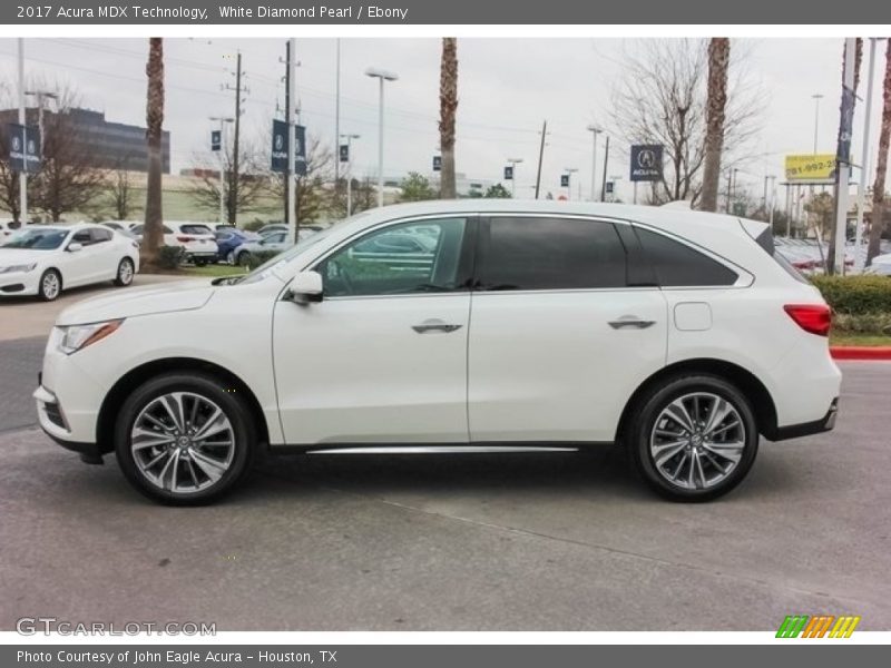 White Diamond Pearl / Ebony 2017 Acura MDX Technology