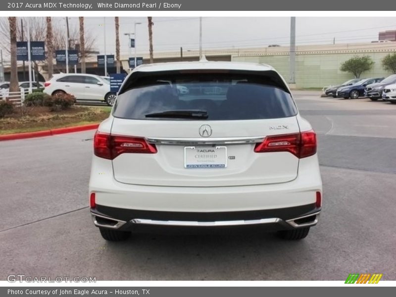 White Diamond Pearl / Ebony 2017 Acura MDX Technology