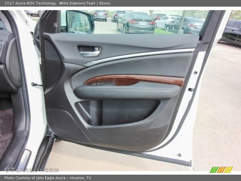 White Diamond Pearl / Ebony 2017 Acura MDX Technology