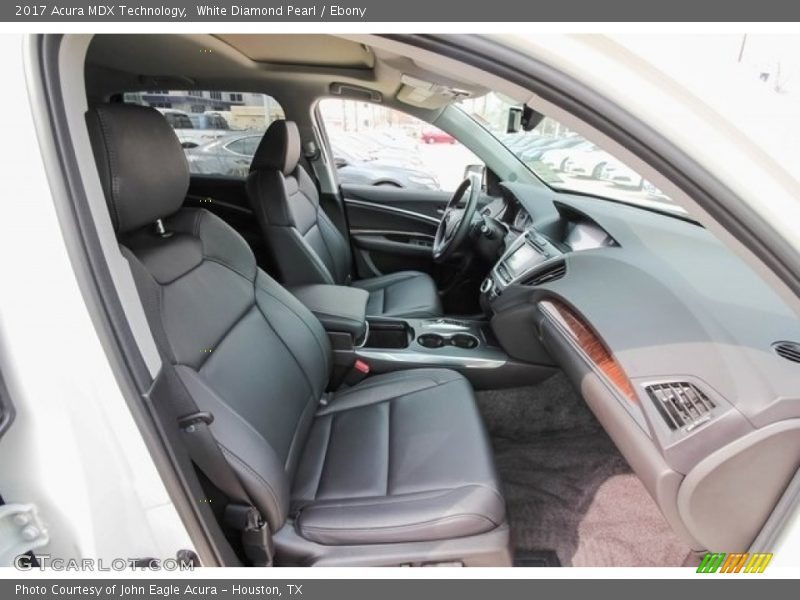 White Diamond Pearl / Ebony 2017 Acura MDX Technology