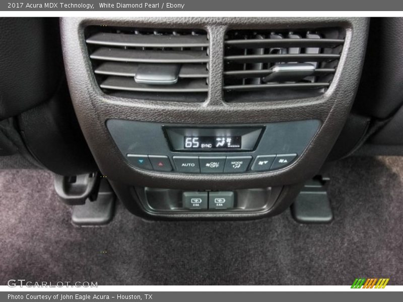 White Diamond Pearl / Ebony 2017 Acura MDX Technology