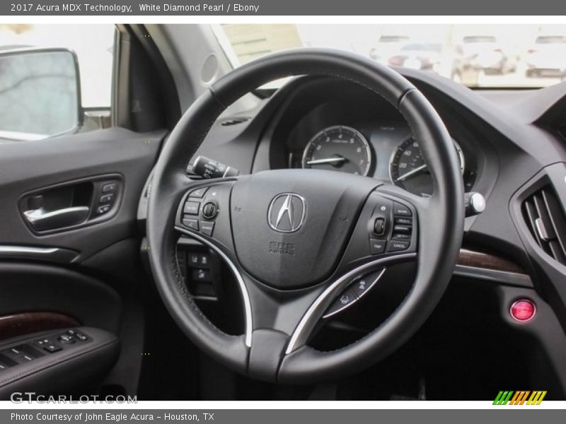 White Diamond Pearl / Ebony 2017 Acura MDX Technology
