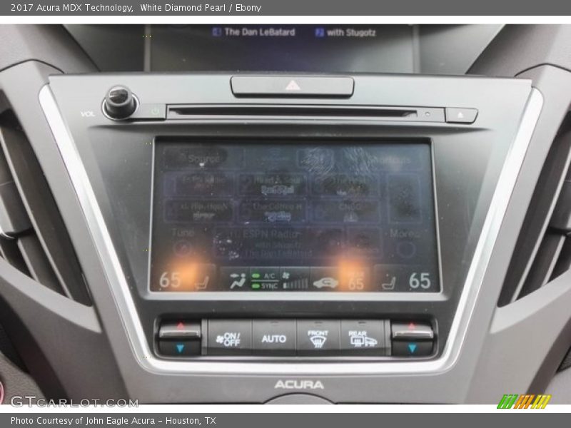 White Diamond Pearl / Ebony 2017 Acura MDX Technology