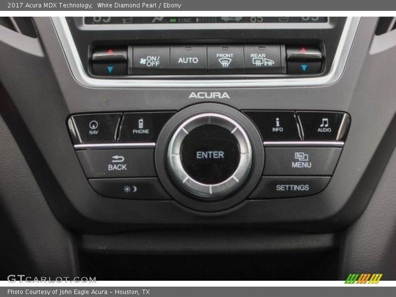 White Diamond Pearl / Ebony 2017 Acura MDX Technology