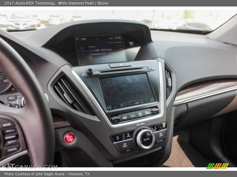 White Diamond Pearl / Ebony 2017 Acura MDX Technology