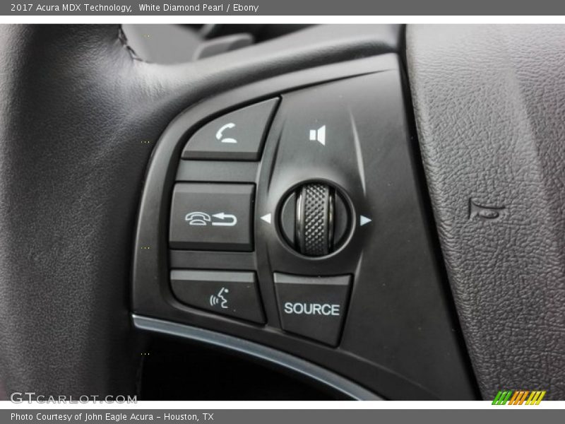 White Diamond Pearl / Ebony 2017 Acura MDX Technology