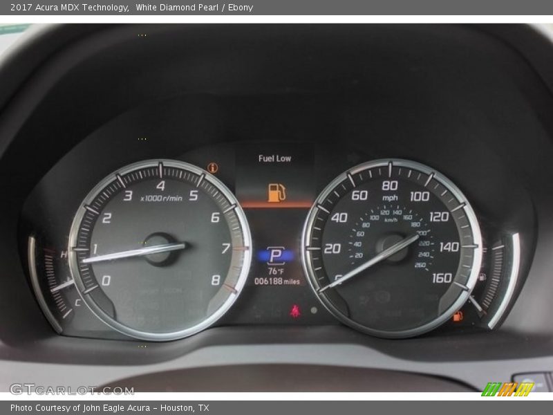 White Diamond Pearl / Ebony 2017 Acura MDX Technology