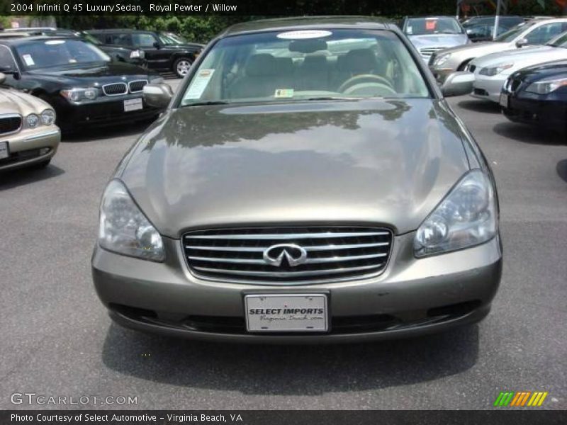 Royal Pewter / Willow 2004 Infiniti Q 45 Luxury Sedan