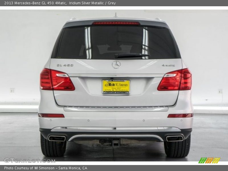Iridium Silver Metallic / Grey 2013 Mercedes-Benz GL 450 4Matic