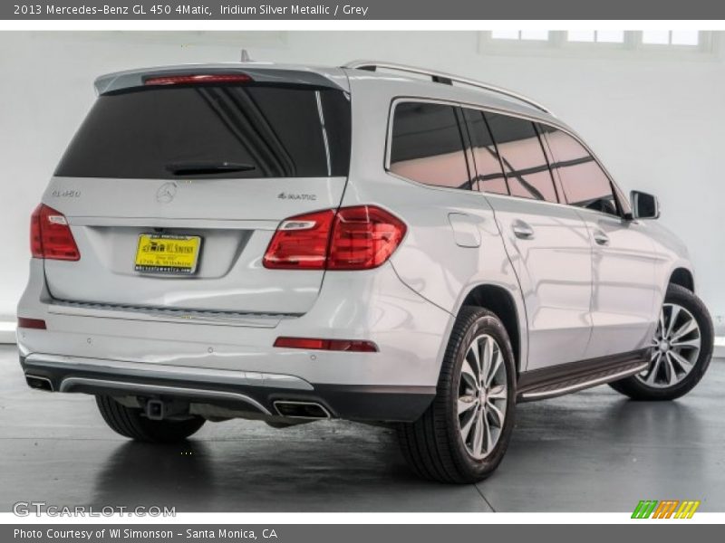 Iridium Silver Metallic / Grey 2013 Mercedes-Benz GL 450 4Matic