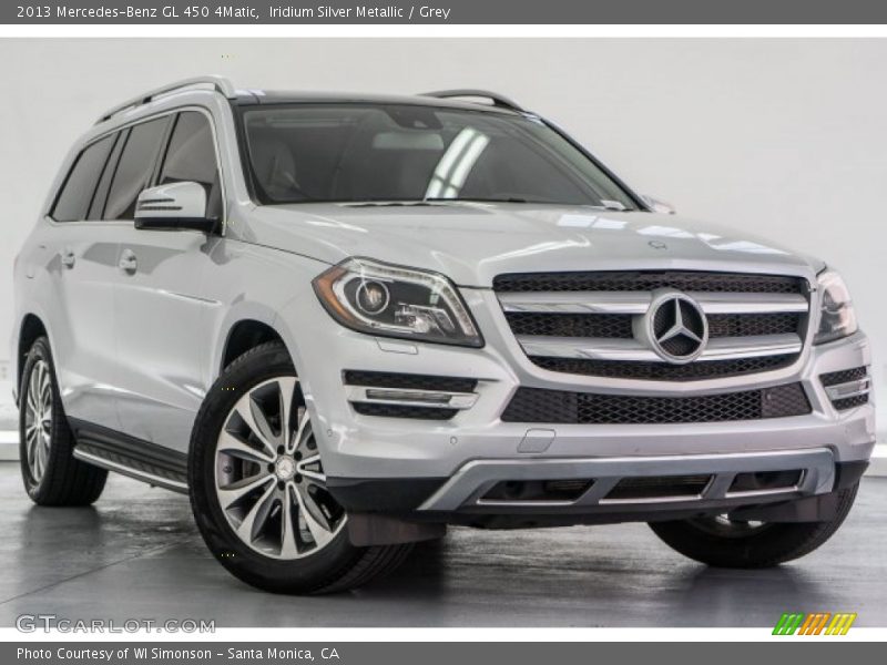 Iridium Silver Metallic / Grey 2013 Mercedes-Benz GL 450 4Matic