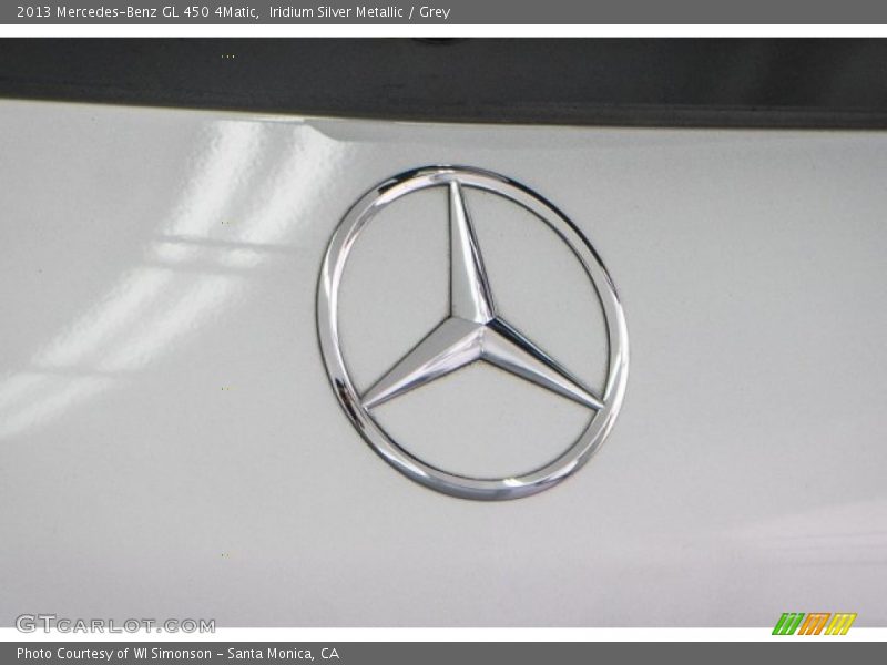 Iridium Silver Metallic / Grey 2013 Mercedes-Benz GL 450 4Matic