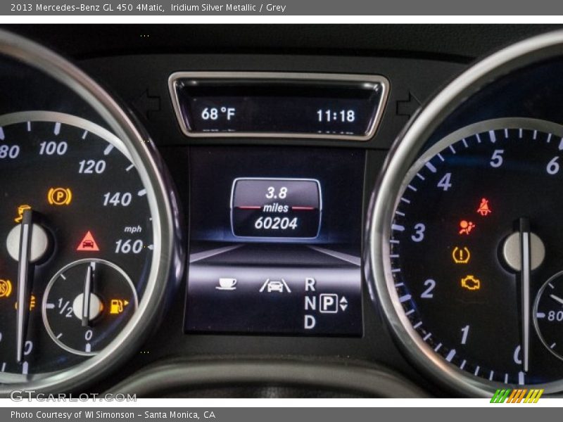 Iridium Silver Metallic / Grey 2013 Mercedes-Benz GL 450 4Matic