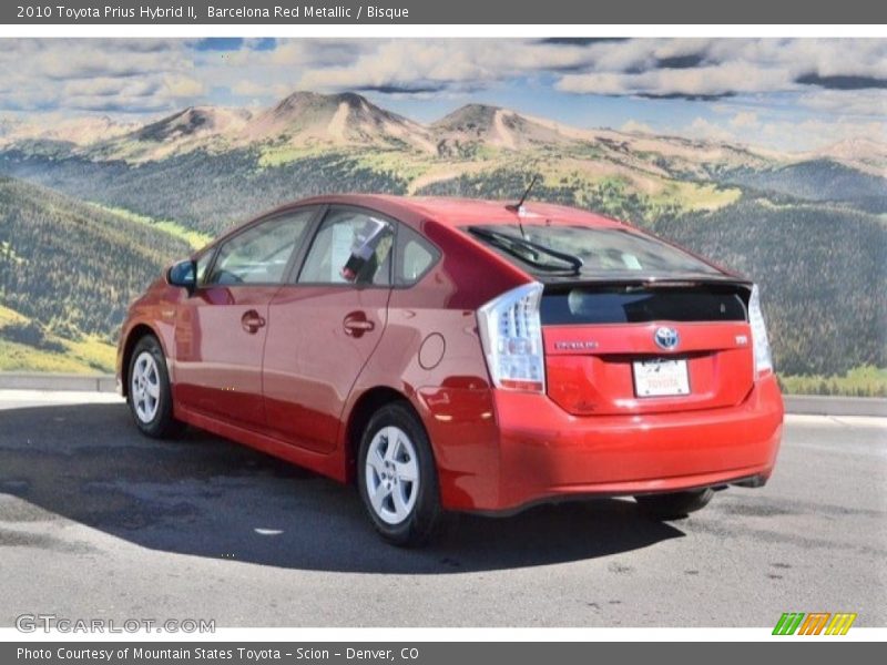 Barcelona Red Metallic / Bisque 2010 Toyota Prius Hybrid II
