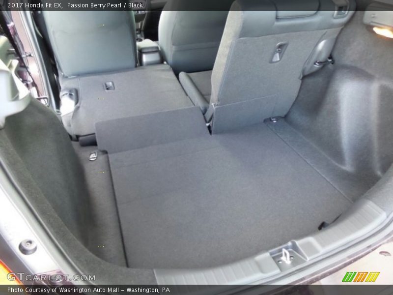 Passion Berry Pearl / Black 2017 Honda Fit EX