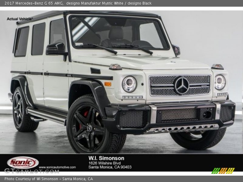 designo Manufaktur Mystic White / designo Black 2017 Mercedes-Benz G 65 AMG