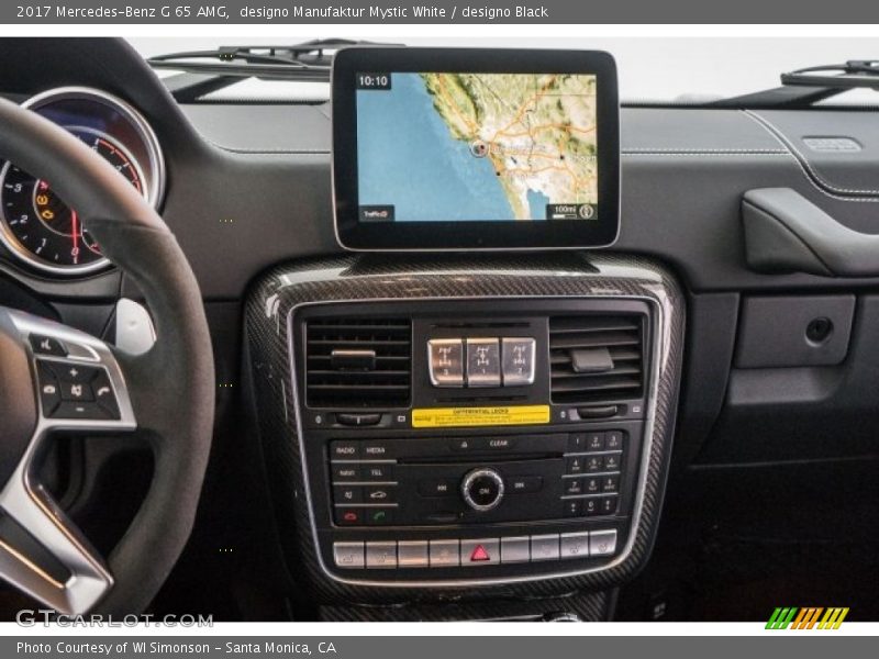 Controls of 2017 G 65 AMG