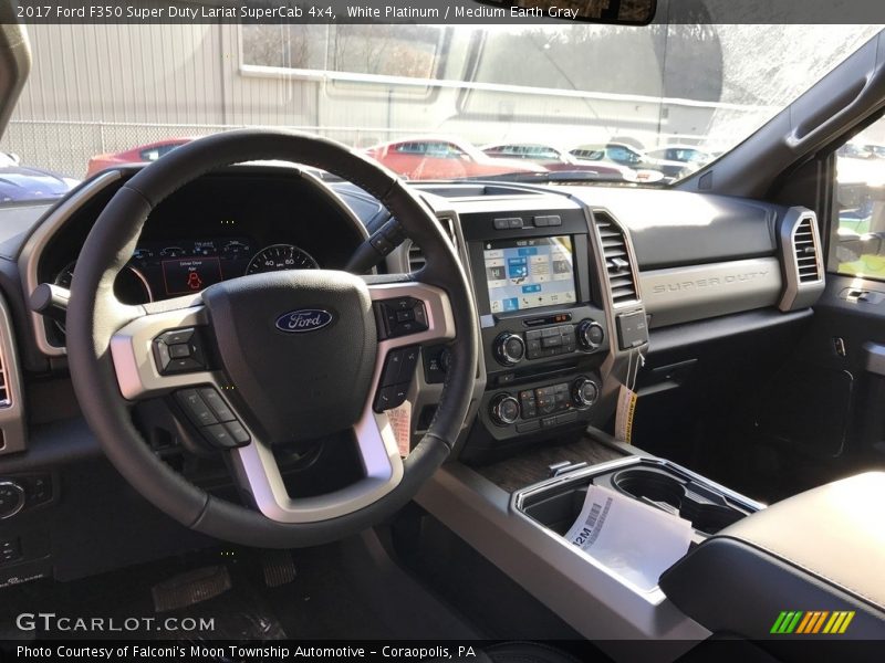 Dashboard of 2017 F350 Super Duty Lariat SuperCab 4x4