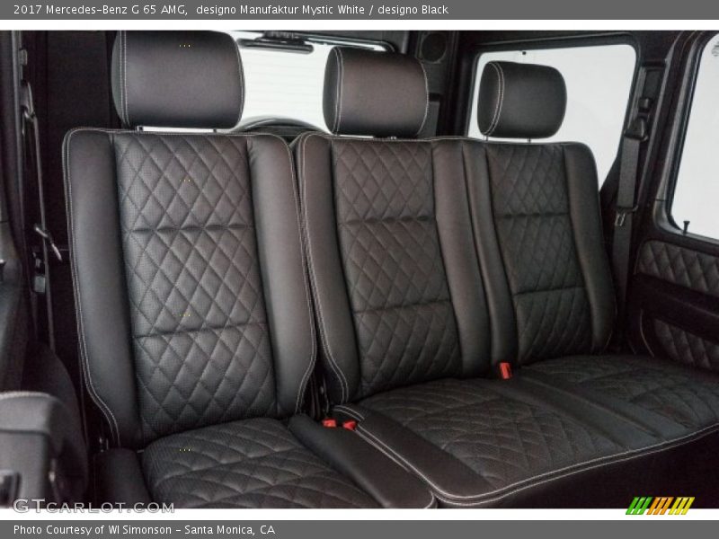 Rear Seat of 2017 G 65 AMG