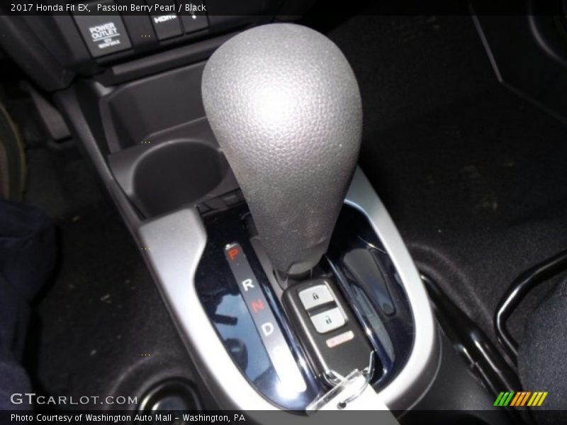 Passion Berry Pearl / Black 2017 Honda Fit EX