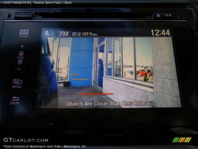 Passion Berry Pearl / Black 2017 Honda Fit EX