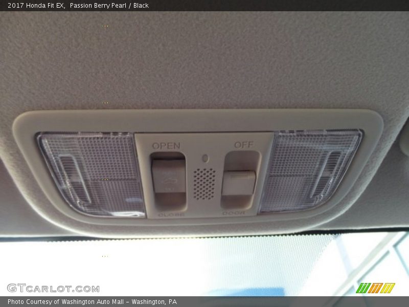 Passion Berry Pearl / Black 2017 Honda Fit EX