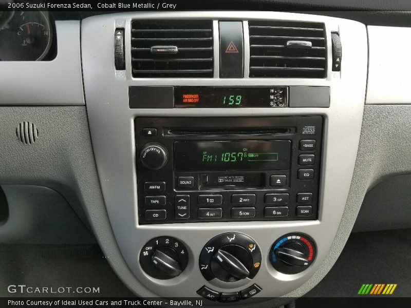 Cobalt Blue Metallic / Grey 2006 Suzuki Forenza Sedan