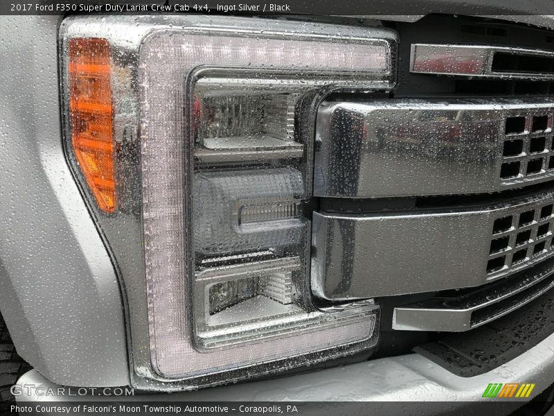 Ingot Silver / Black 2017 Ford F350 Super Duty Lariat Crew Cab 4x4