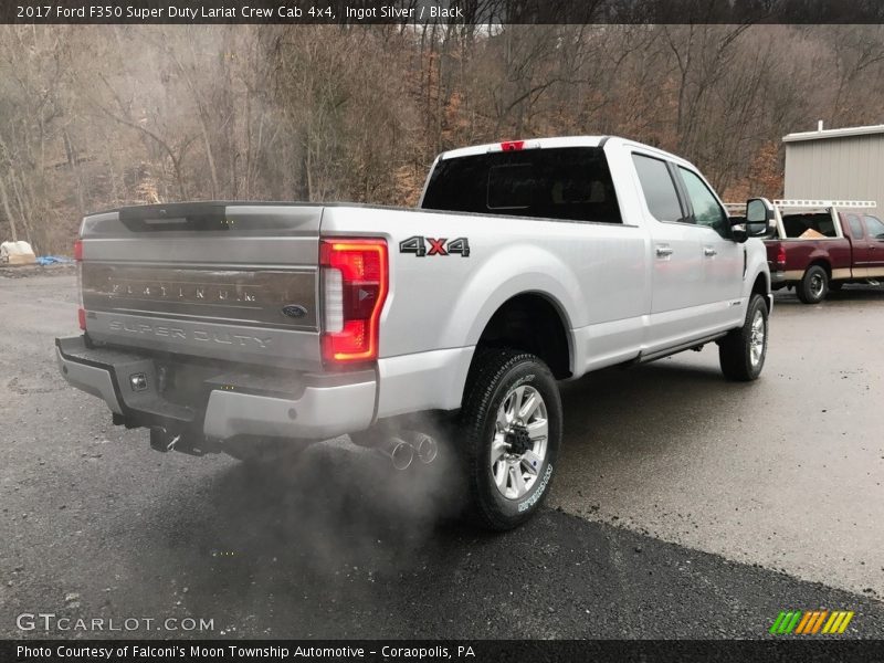 Ingot Silver / Black 2017 Ford F350 Super Duty Lariat Crew Cab 4x4