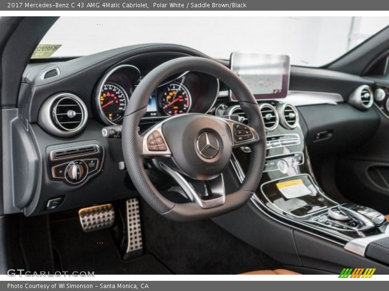 Dashboard of 2017 C 43 AMG 4Matic Cabriolet