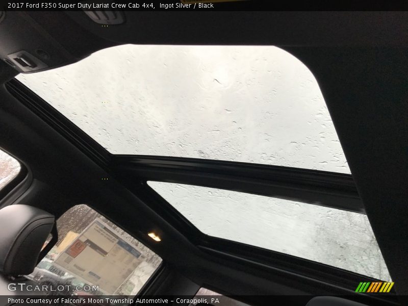 Ingot Silver / Black 2017 Ford F350 Super Duty Lariat Crew Cab 4x4