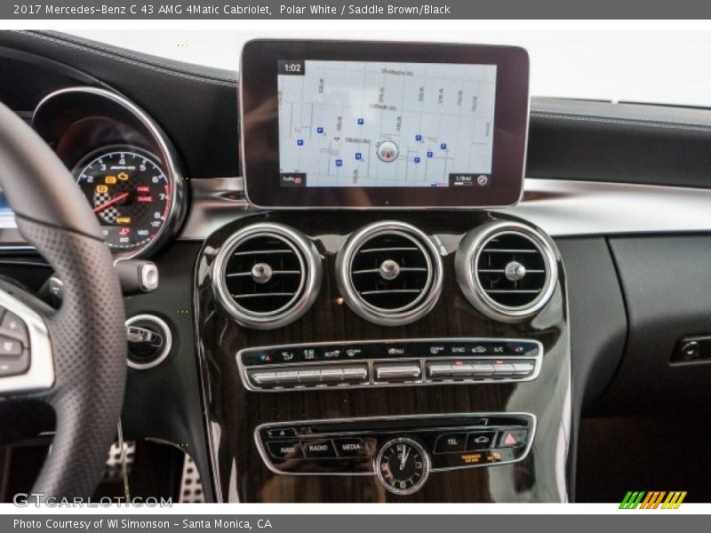 Controls of 2017 C 43 AMG 4Matic Cabriolet