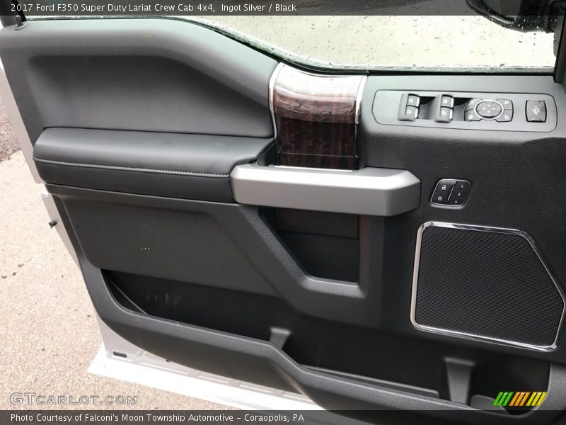 Ingot Silver / Black 2017 Ford F350 Super Duty Lariat Crew Cab 4x4