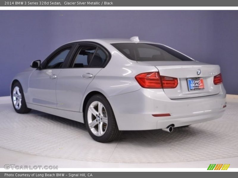 Glacier Silver Metallic / Black 2014 BMW 3 Series 328d Sedan