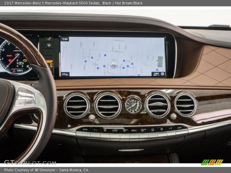 Navigation of 2017 S Mercedes-Maybach S600 Sedan