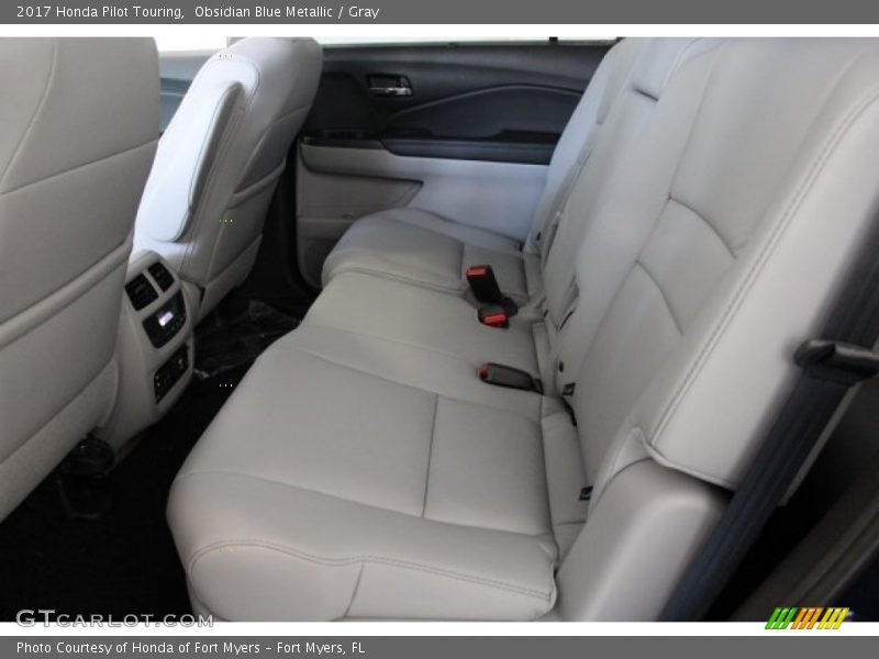 Obsidian Blue Metallic / Gray 2017 Honda Pilot Touring