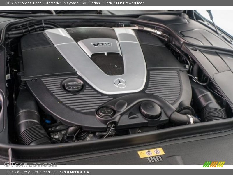  2017 S Mercedes-Maybach S600 Sedan Engine - 6.0 Liter biturbo SOHC 36-Valve V12