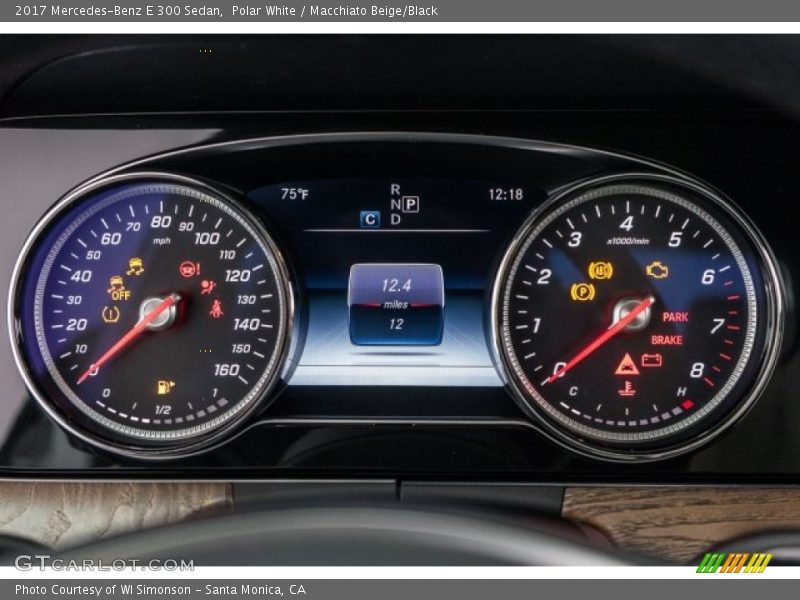 Polar White / Macchiato Beige/Black 2017 Mercedes-Benz E 300 Sedan