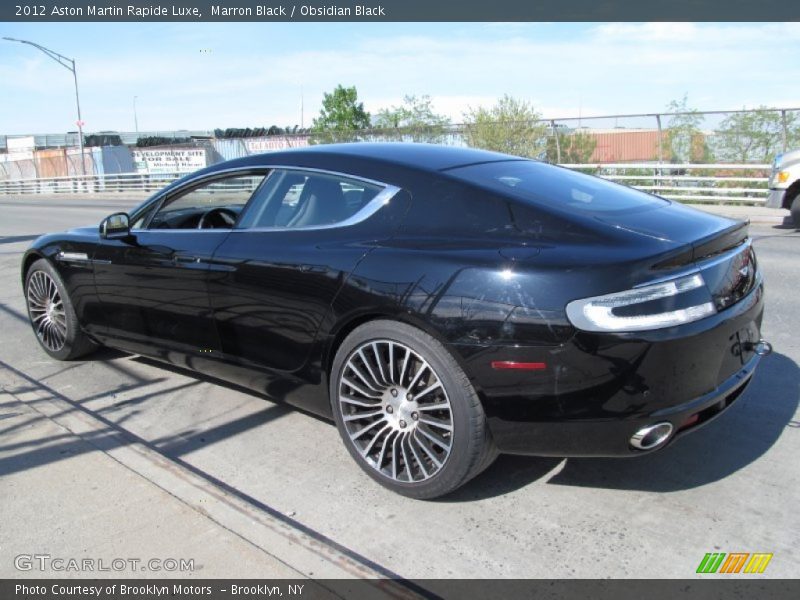 Marron Black / Obsidian Black 2012 Aston Martin Rapide Luxe