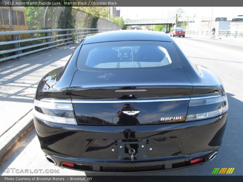 Marron Black / Obsidian Black 2012 Aston Martin Rapide Luxe