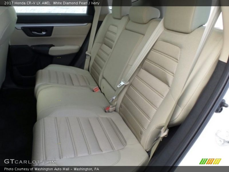 White Diamond Pearl / Ivory 2017 Honda CR-V LX AWD