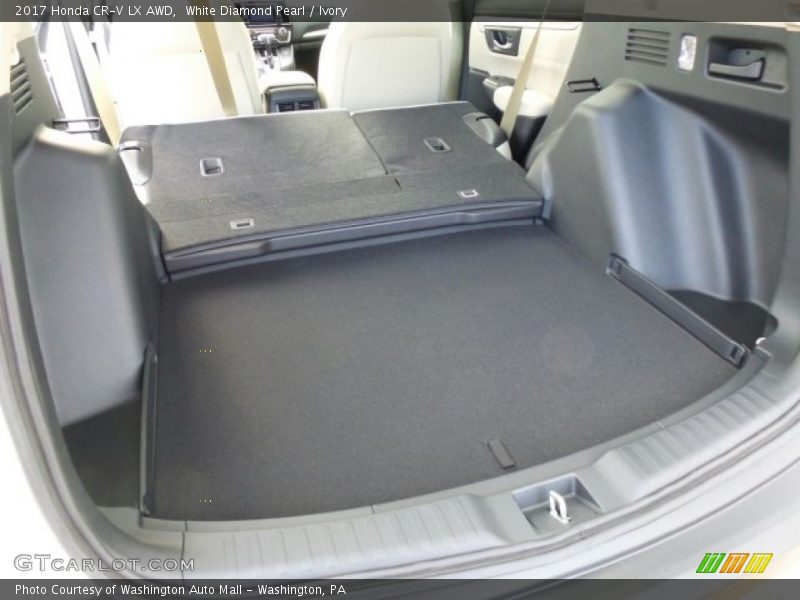White Diamond Pearl / Ivory 2017 Honda CR-V LX AWD