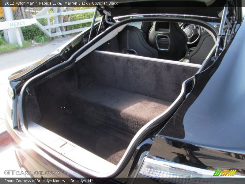  2012 Rapide Luxe Trunk