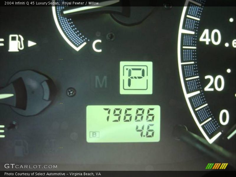 Royal Pewter / Willow 2004 Infiniti Q 45 Luxury Sedan
