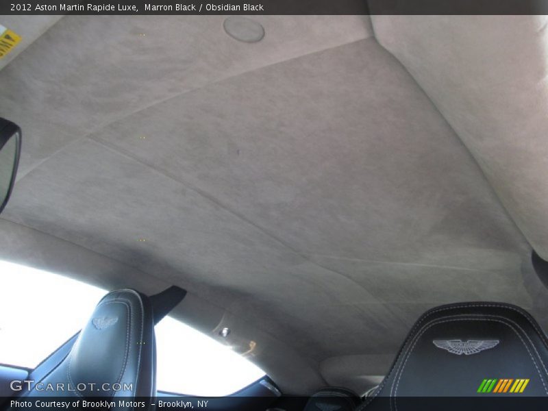 Marron Black / Obsidian Black 2012 Aston Martin Rapide Luxe