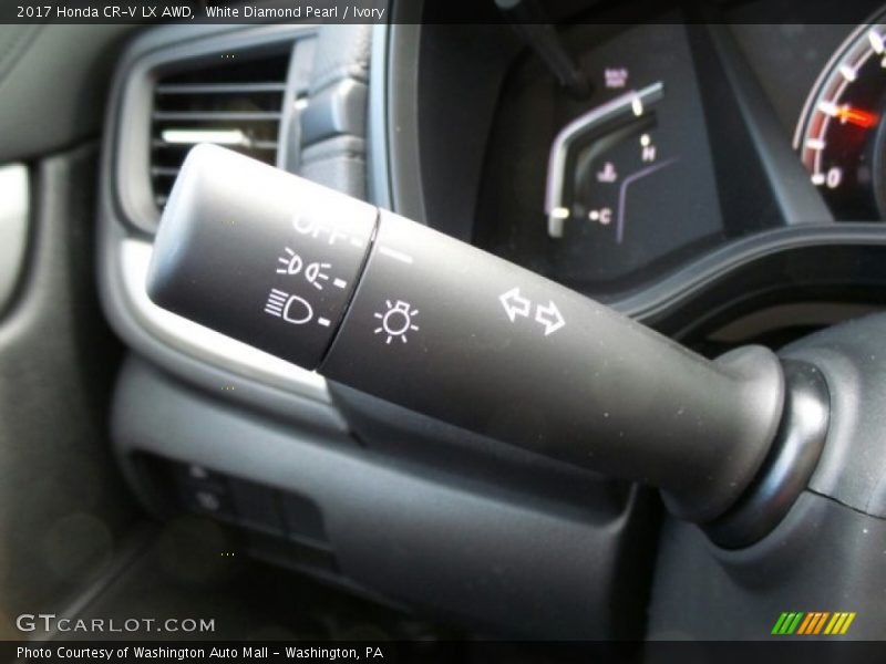 White Diamond Pearl / Ivory 2017 Honda CR-V LX AWD