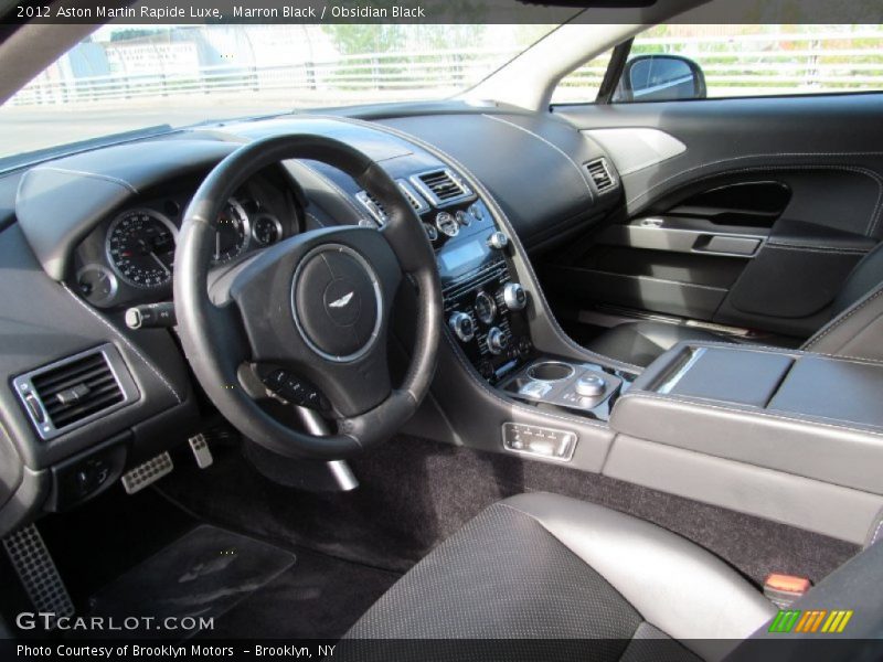  2012 Rapide Luxe Obsidian Black Interior