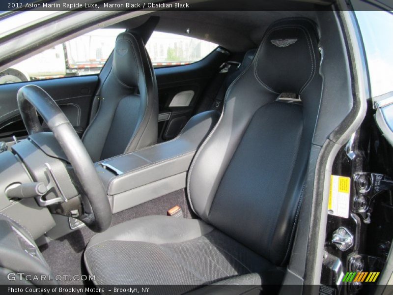 Front Seat of 2012 Rapide Luxe